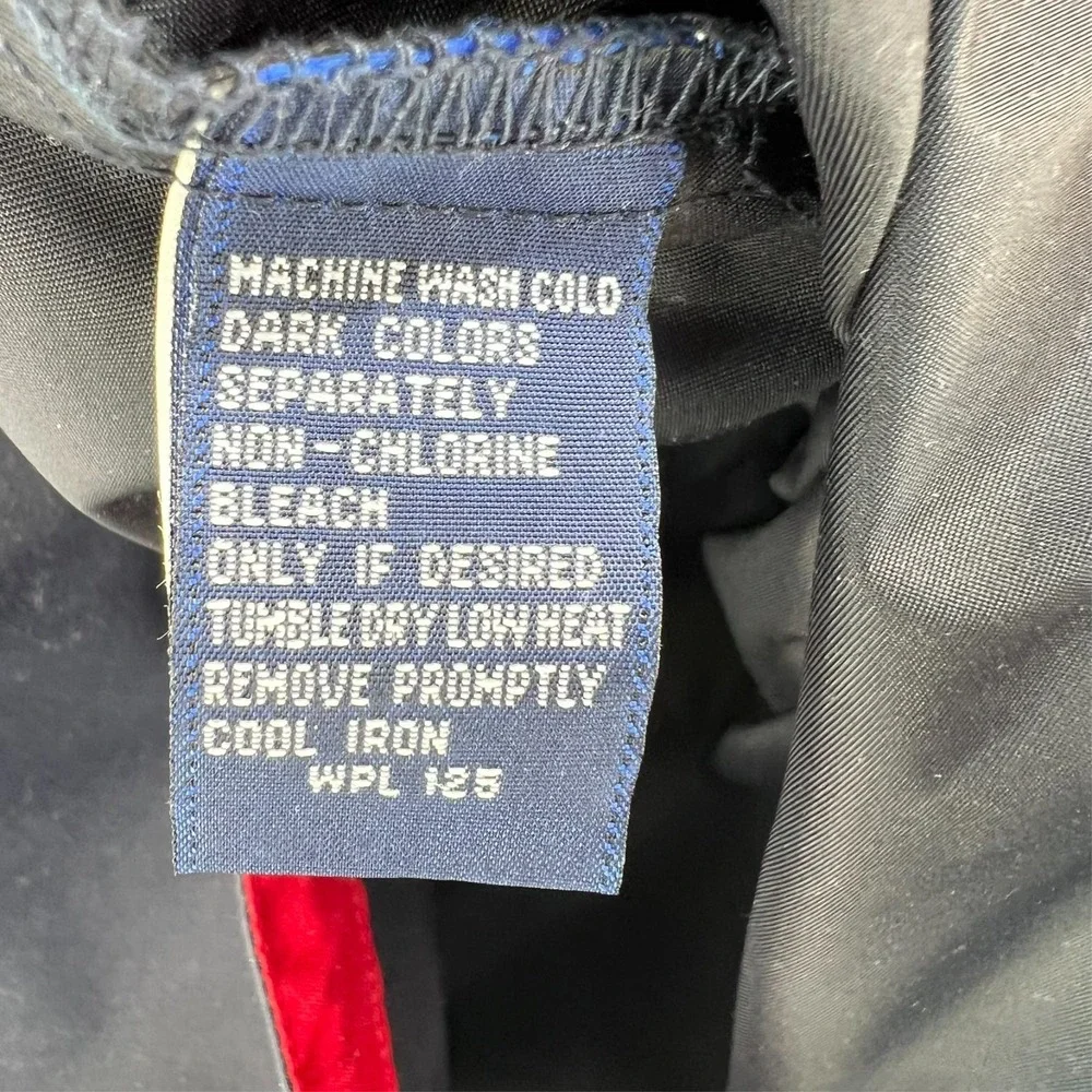 Vintage 90s CHAPS Ralph Lauren Anorak Pullover Jacket Men XL Long Sleeve Blue - Picture 13 of 15